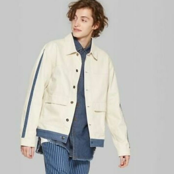 Denim Trucker Jacket In Beachcomber 
